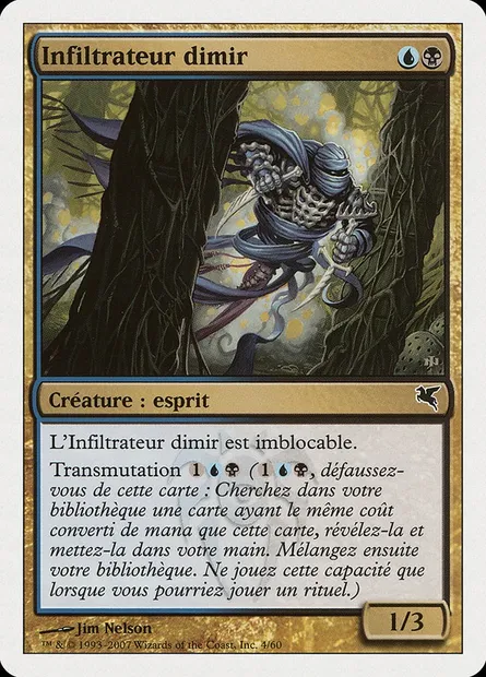 Dimir Infiltrator, Magic card PSAL E4 — Salvat 2005 set