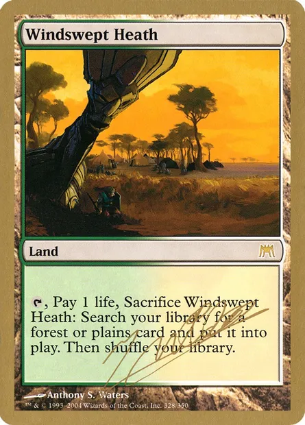 Windswept Heath, Magic card WC04 jn328 — World Championship Decks 2004 set