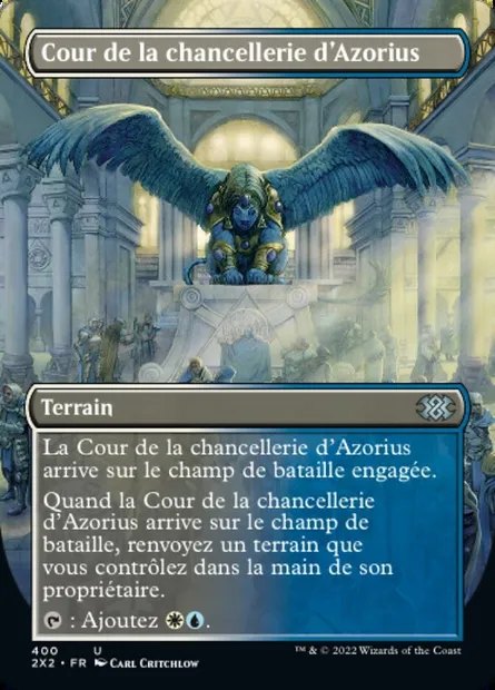 Cour de la chancellerie d'Azorius, carte Magic 2X2 400 — extension Double Masters 2022