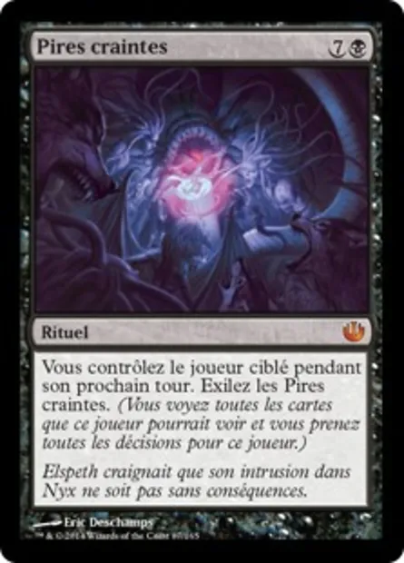 Pires craintes, carte Magic JOU 87 — extension Incursion dans Nyx
