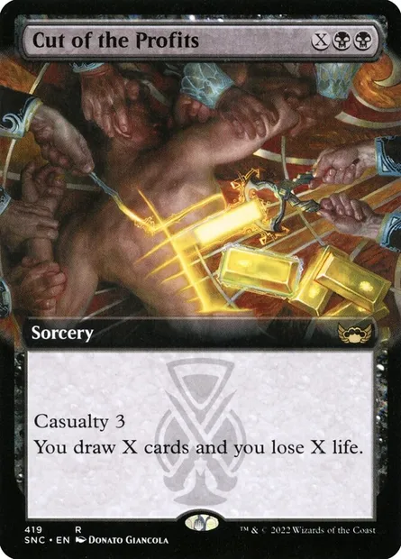 Cut of the Profits, Magic card SNC 419 — Streets of New Capenna set