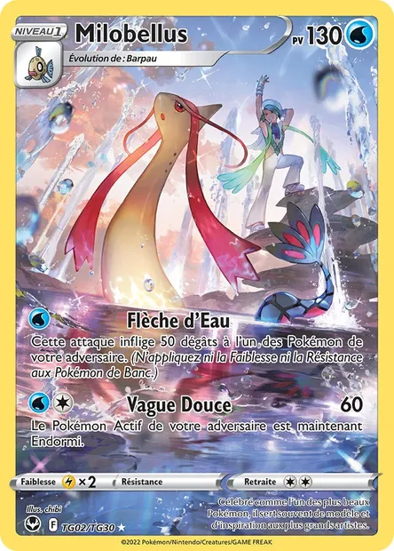 Milobellus, carte Pokémon SIT TG02 — extension Tempête Argentée