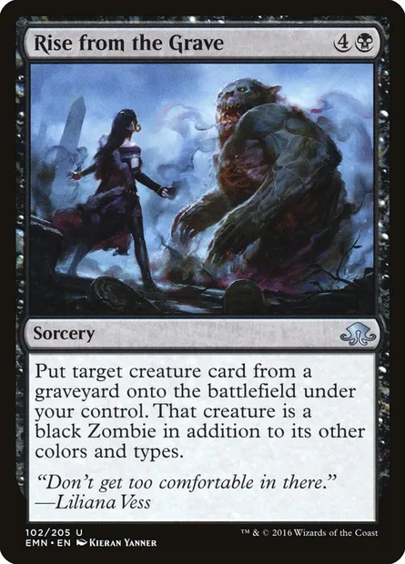 Rise from the Grave, Magic card EMN 102 — Eldritch Moon set