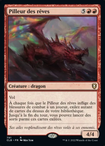 Pilleur des rêves, carte Magic CLB 791 — extension Commander Légendes : la bataille de la Porte de Baldur
