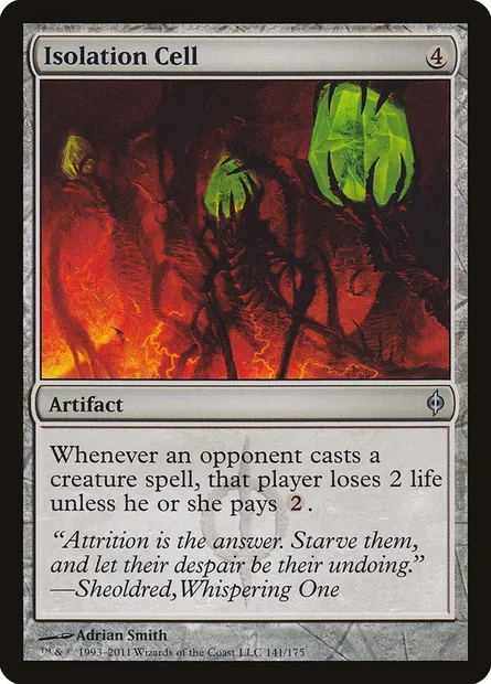 Isolation Cell, Magic card NPH 141 — New Phyrexia set