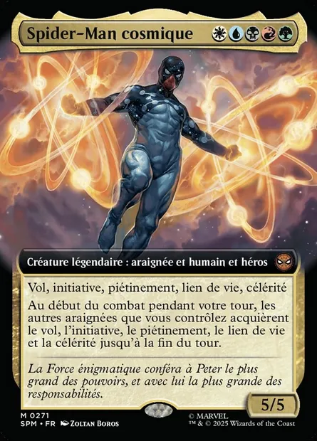Spider-Man cosmique, carte Magic SPM 271 — extension Marvel's Spider-Man