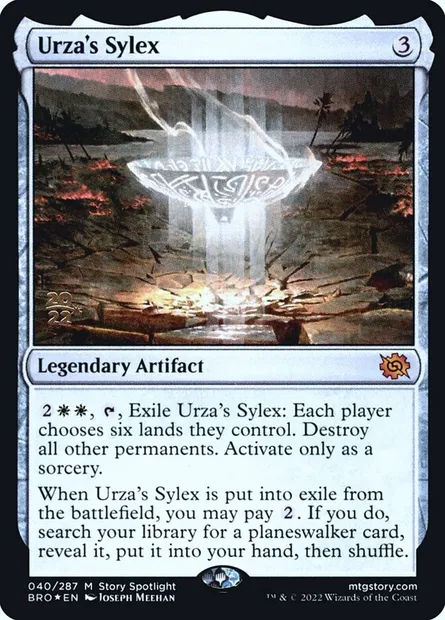 Urza's Sylex, Magic card PBRO 40s — The Brothers' War Promos set