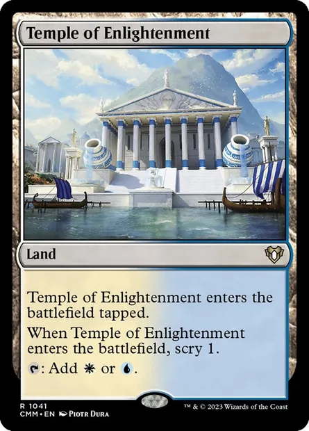 Temple of Enlightenment, Magic card CMM 1041 — Commander Masters set