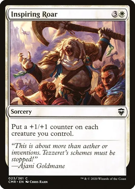 Inspiring Roar, Magic card CMR 23 — Commander Legends set