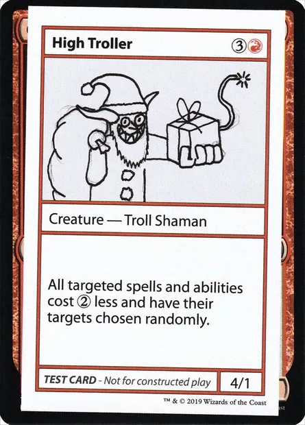 High Troller, Magic card CMB2 54 — Mystery Booster Playtest Cards 2021 set
