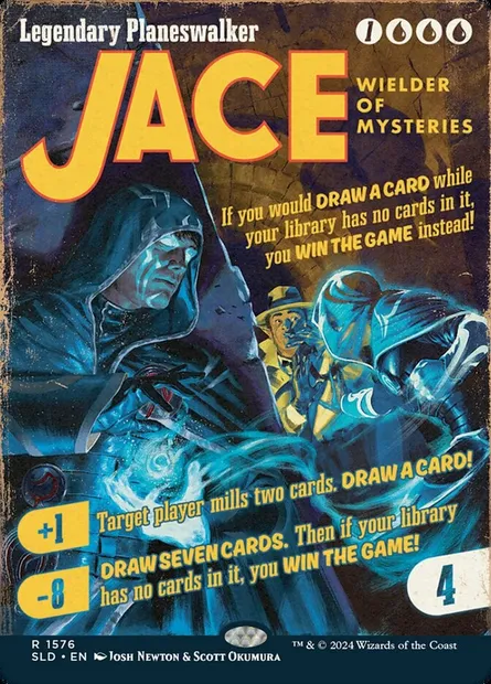 Jace, porteur de mystères, carte Magic SLD 1576 — extension Secret Lair Drop