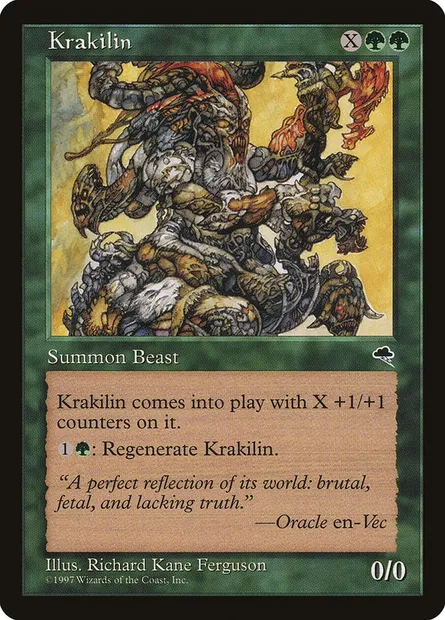 Krakilin, Magic card TMP 235 — Tempest set