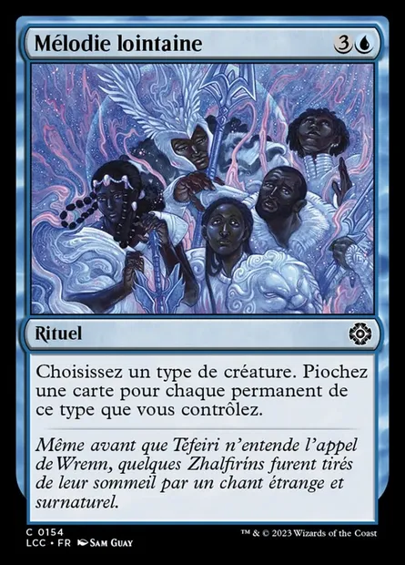 Mélodie lointaine, carte Magic LCC 154 — extension The Lost Caverns of Ixalan Commander