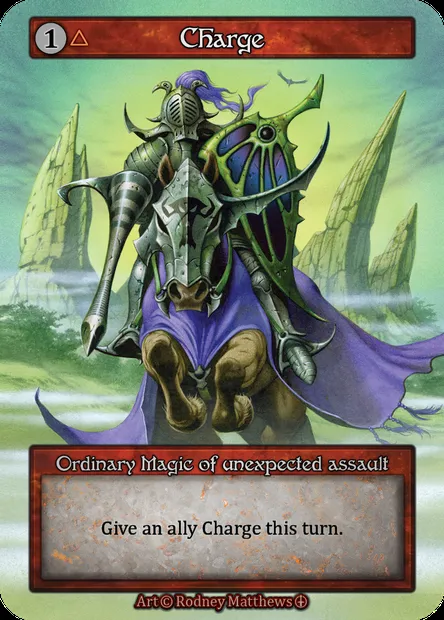 Charge, Sorcery card ATH 125 — Arthurian Legends set