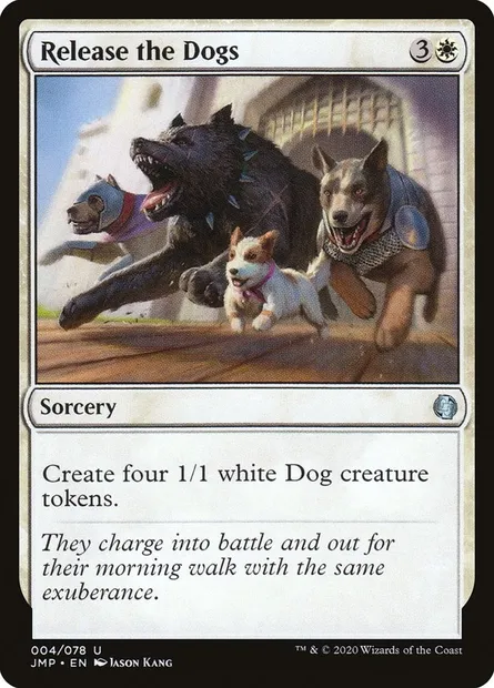 Release the Dogs, Magic card JMP 4 — Jumpstart set