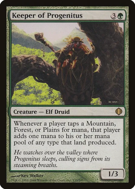 Keeper of Progenitus, Magic card ALA 135 — Shards of Alara set