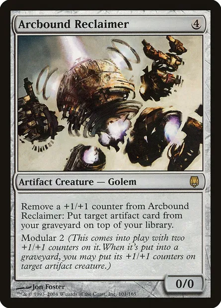 Arcbound Reclaimer, Magic card DST 101 — Darksteel set
