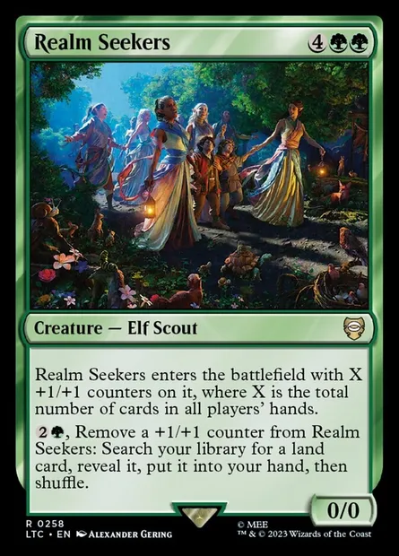 Realm Seekers, Magic card LTC 258 — Tales of Middle-earth Commander set