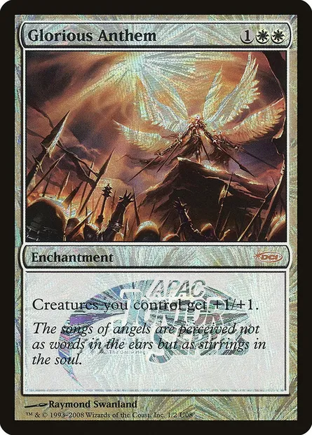 Glorious Anthem, Magic card PJAS 1U08 — Junior APAC Series set