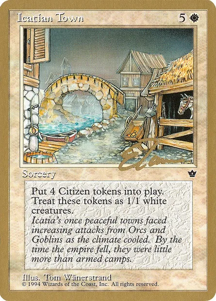Ville Icatiane, carte Magic PTC et15 — extension Pro Tour Collector Set