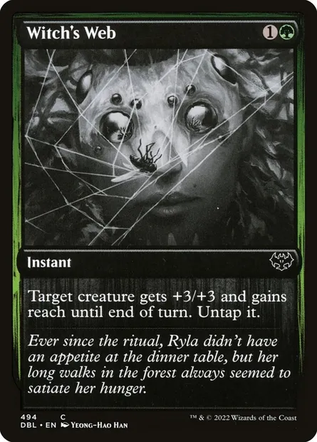 Witch's Web, Magic card DBL 494 — Innistrad: Double Feature set