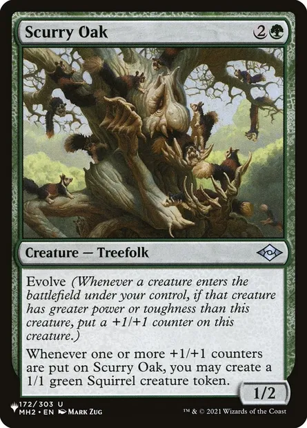 Chêne de course, carte Magic PLST MH2-172 — extension The List