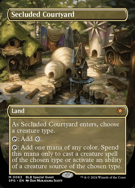 Secluded Courtyard, Magic card SPG 63 — Special Guests set