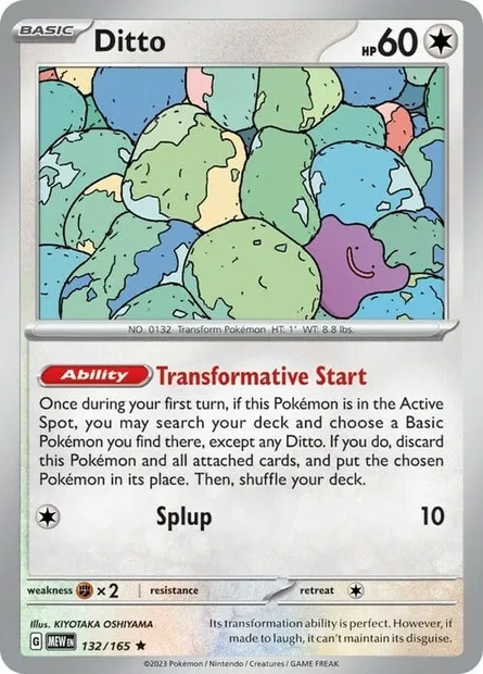 Ditto, Pokémon card TDX 132-2 — Theme Deck & Blisters Exclusives set