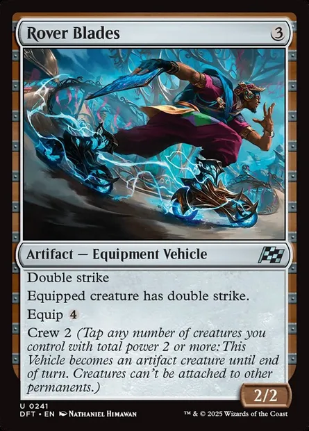 Rover Blades, Magic card DFT 241 — Aetherdrift set