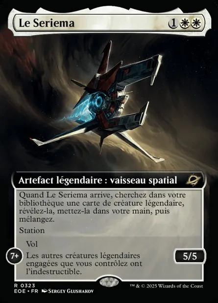 Le Seriema, carte Magic EOE 323 — extension Edge of Eternities