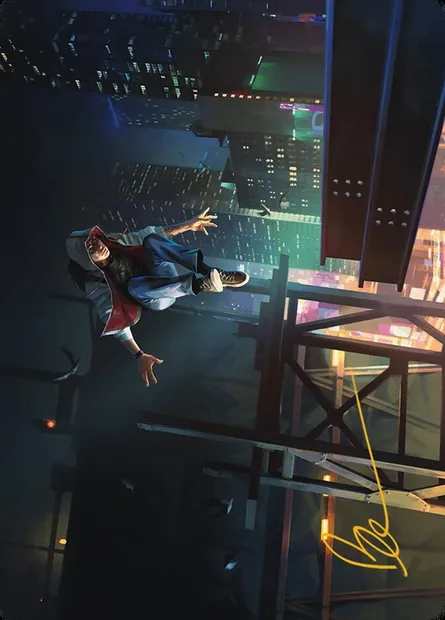 Desmond Miles // Desmond Miles, Magic card AACR 2 — Assassin's Creed Art Series set
