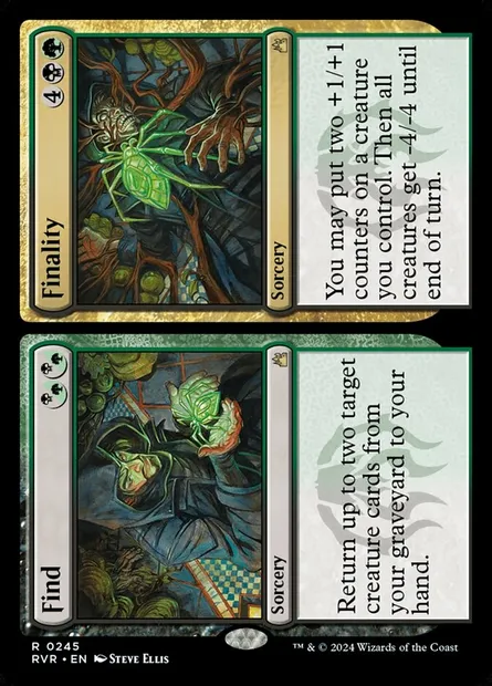 Find // Finality, Magic card RVR 245 — Ravnica Remastered set