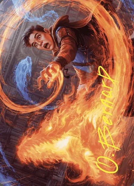 Frantic Firebolt // Frantic Firebolt, carte Magic AWOE 16 — extension Wilds of Eldraine Art Series