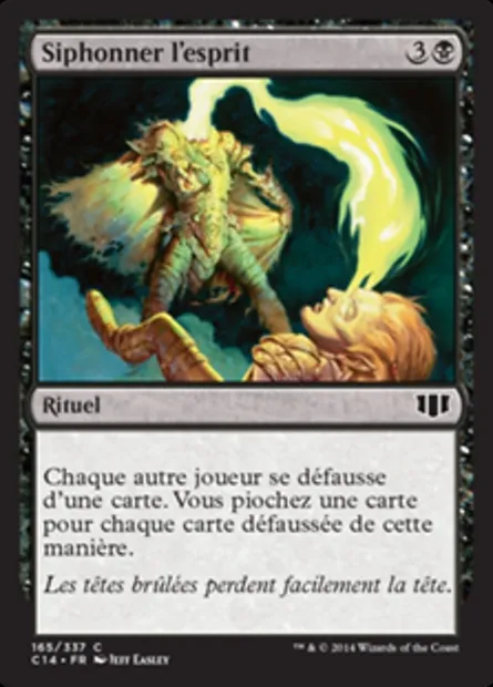 Siphonner l'esprit, carte Magic C14 165 — extension Commander 2014