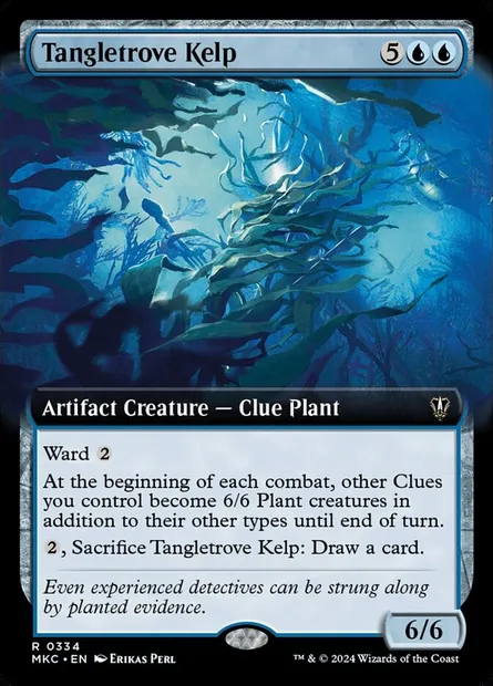 Tangletrove Kelp, Magic card MKC 334 — Murders at Karlov Manor Commander set