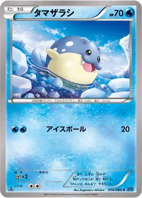 Spheal, Pokémon card XY2 019 — Wild Blaze set
