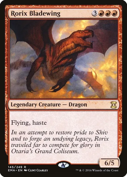 Rorix ailelame, carte Magic EMA 145 — extension Eternal Masters