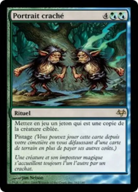 Portrait craché, carte Magic EVE 162 — extension Coucheciel