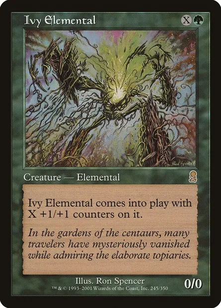 Ivy Elemental, Magic card ODY 245 — Odyssey set