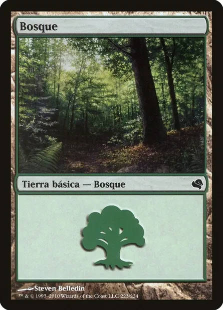 Forest, Magic card PS11 223 — Salvat 2011 set