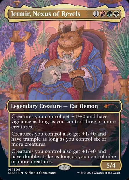 Jetmir, Nexus of Revels // Jetmir, Nexus of Revels, carte Magic SLD 1509 — extension Secret Lair Drop