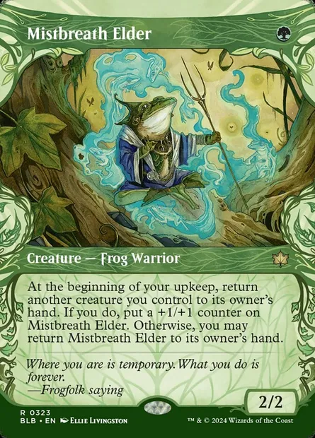 Mistbreath Elder, Magic card BLB 323 — Bloomburrow set
