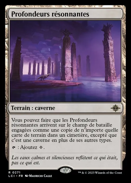 Profondeurs résonnantes, carte Magic LCI 271 — extension The Lost Caverns of Ixalan