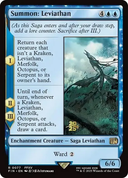 Summon: Leviathan, Magic card PFIN 77s — Final Fantasy Promos set