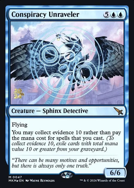 Détisseuse de conspirations, carte Magic PMKM 47s — extension Murders at Karlov Manor Promos
