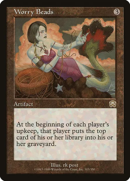 Worry Beads, Magic card MMQ 315 — Mercadian Masques set