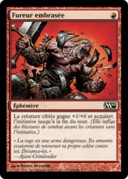 Fureur embrasée, carte Magic M10 144 — extension Magic 2010