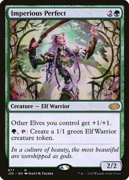 Imperious Perfect, Magic card J22 677 — Jumpstart 2022 set