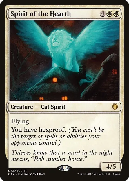 Spirit of the Hearth, Magic card C17 73 — Commander 2017 set