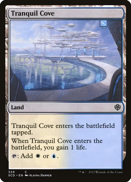 Tranquil Cove, Magic card SCD 329 — Starter Commander Decks set